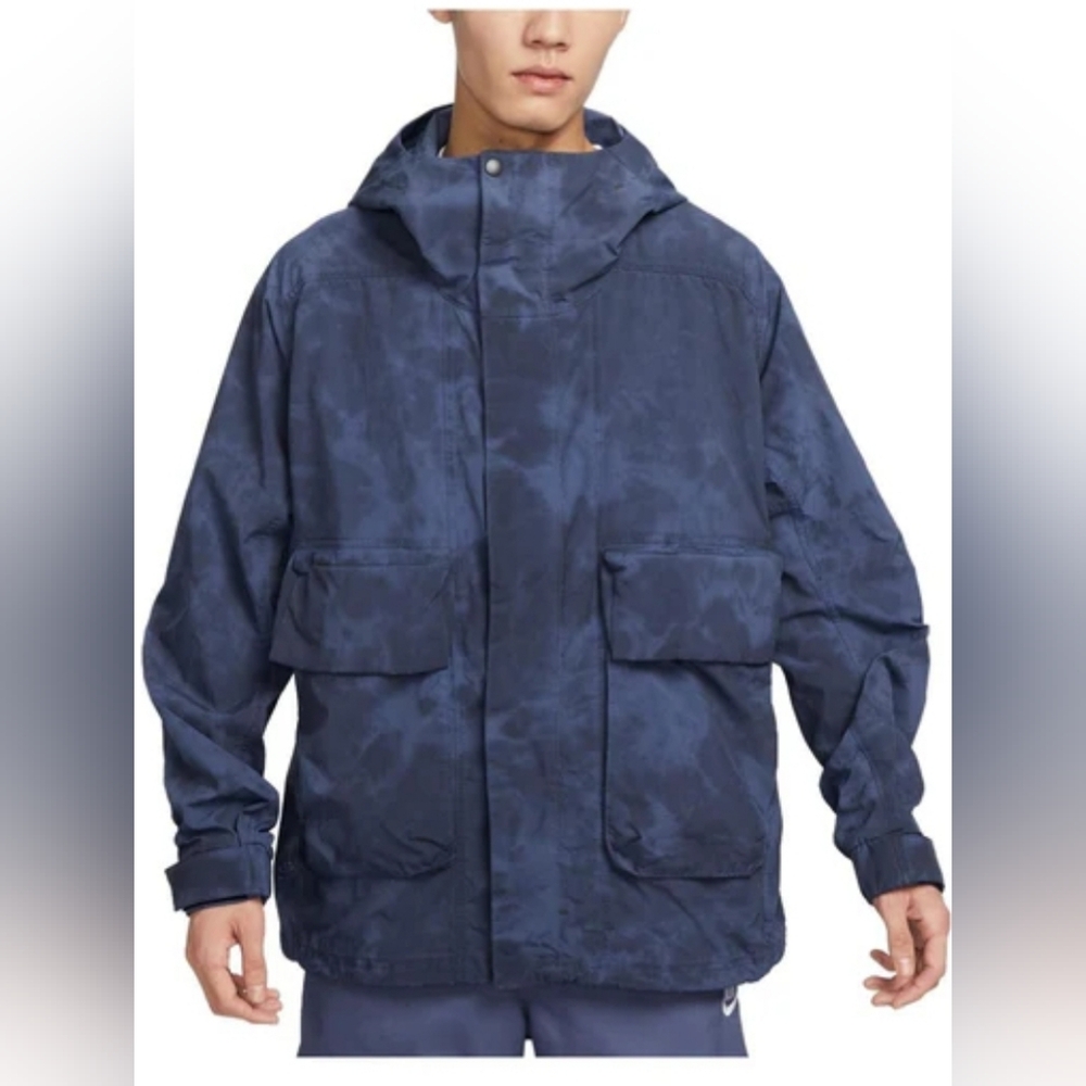Nike Sportswear Tech Pack Woven Hooded Jacket 'Blue' DX0217-491